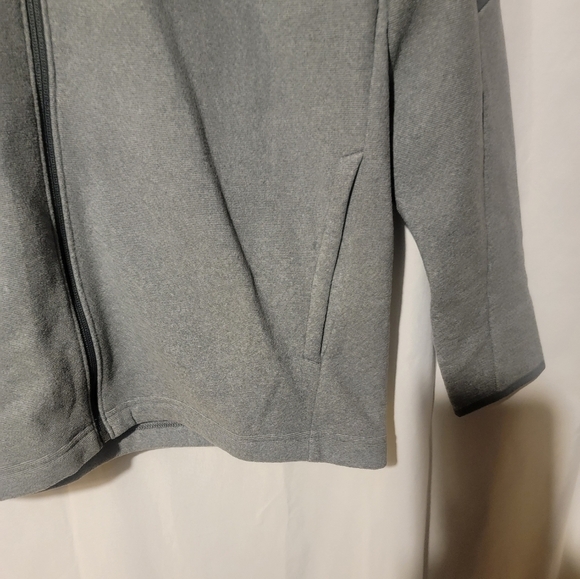 Under Armour Jacket Coldgear Infrared Hoodie 1345316-012 Full Zip Grey Mens Med - Picture 7 of 7